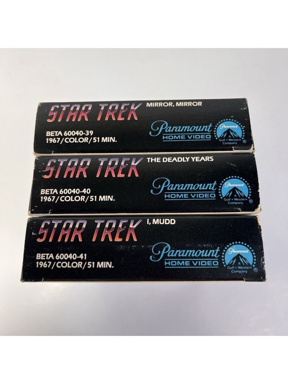 1967 Star Trek Ep. 39 - 41 The Original Television Series Betamax hi-fi USA - Picture 5 of 11